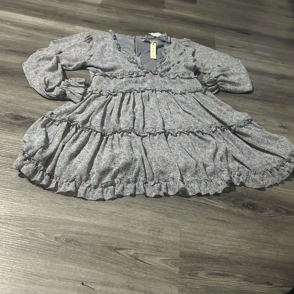 Floral‎ Ruffle  Dress - Picture 7 of 7